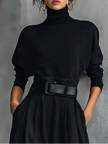 Halle | Elegant Tummy-Flattering Two-Piece Set