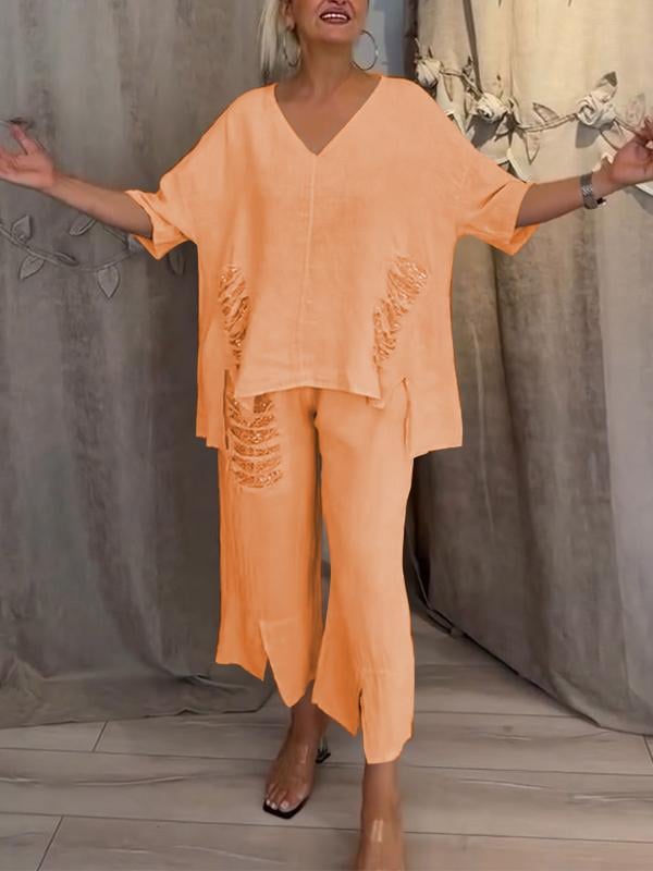 Marilyn — Draped Daywear Set