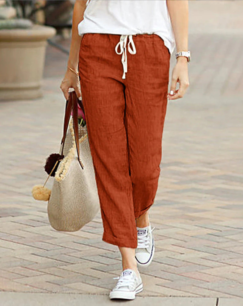 Comfortable linen pants