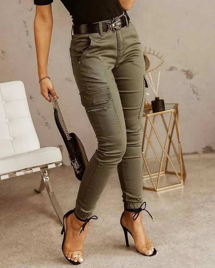 Frankie — Denim Cargo Jeans