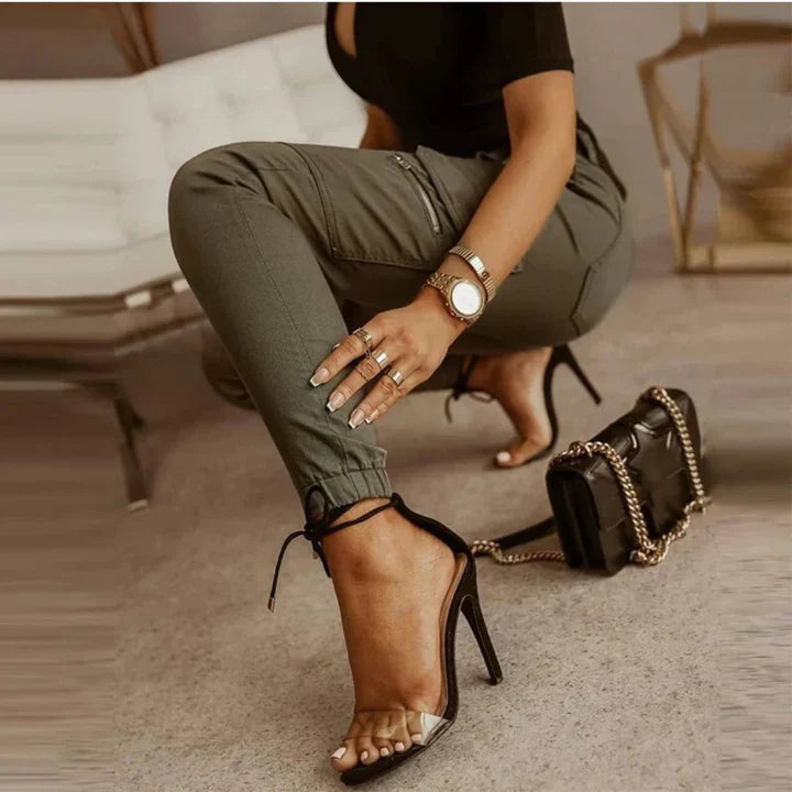 Frankie — Denim Cargo Jeans