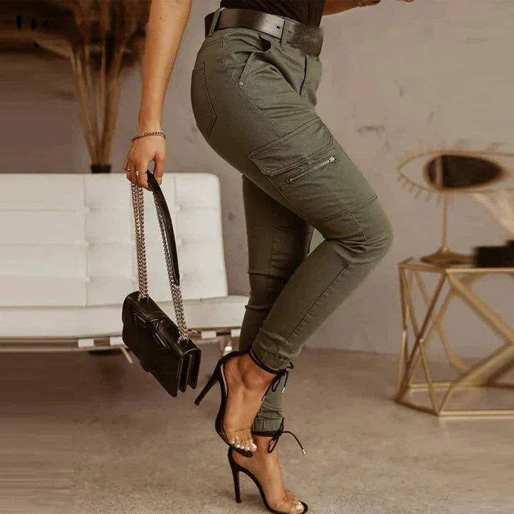 Frankie — Denim Cargo Jeans