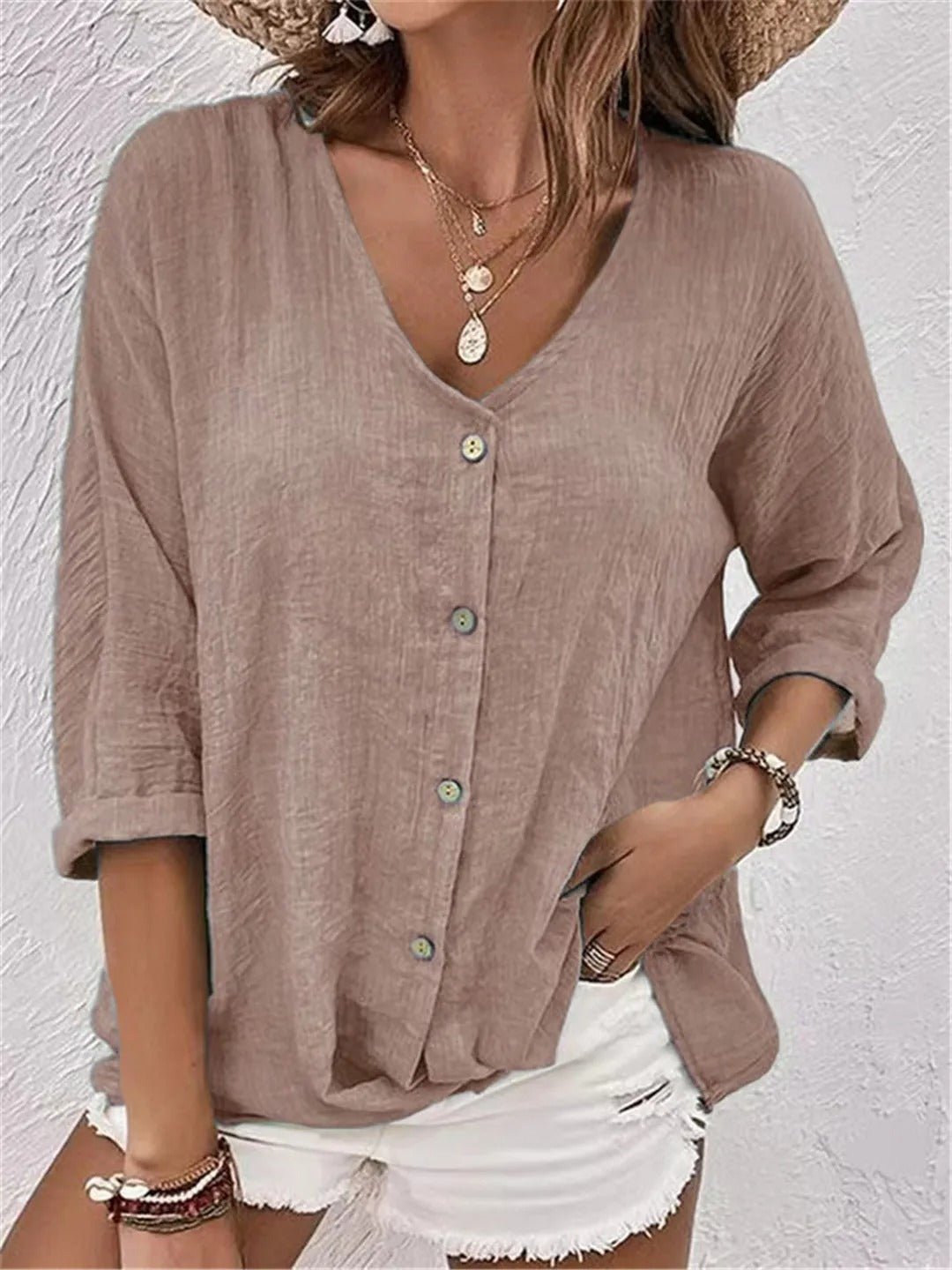 Fayo β Linen Blend Day Top