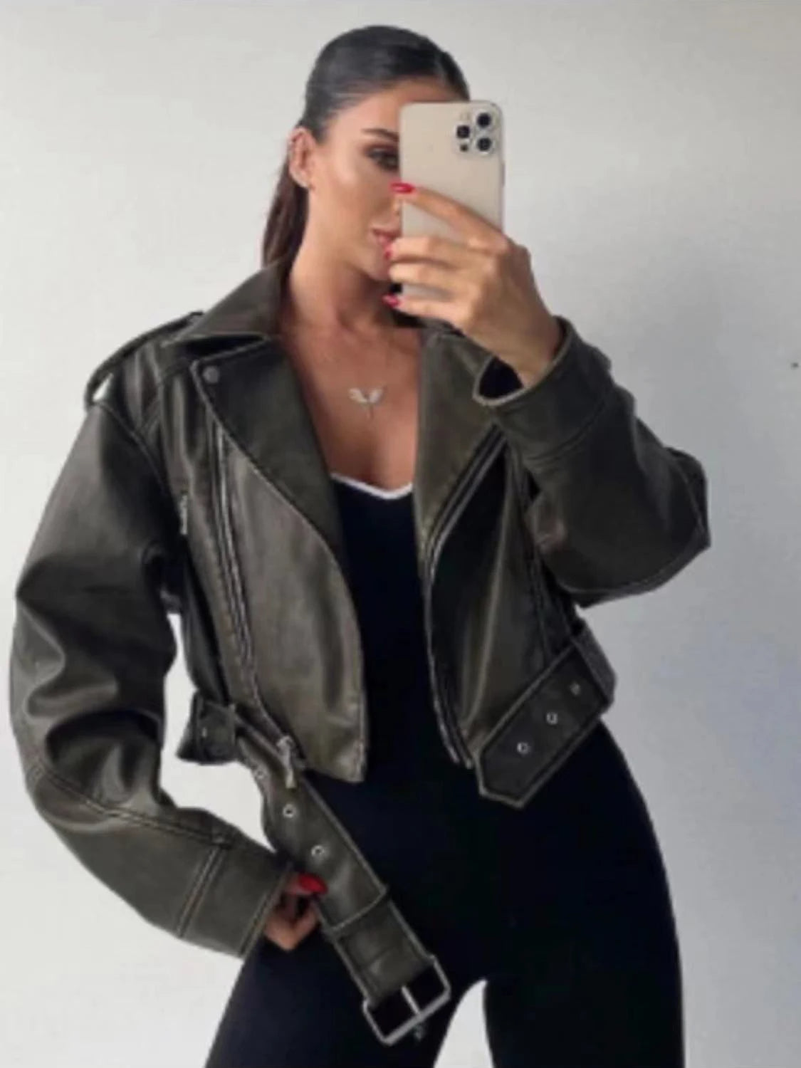 Turn-Down Collar Padded Jacket