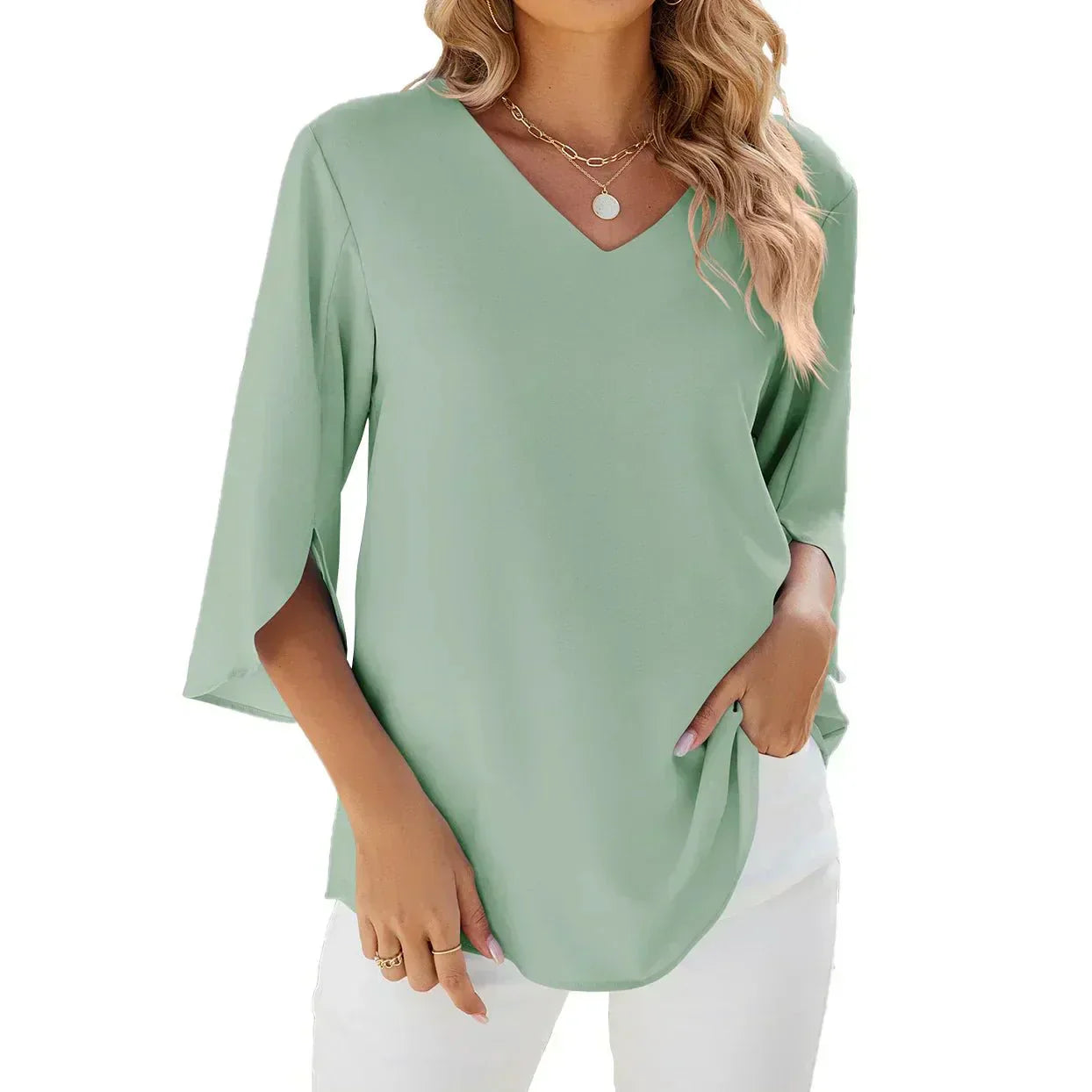 Zadie — Lightweight V-Neck Top