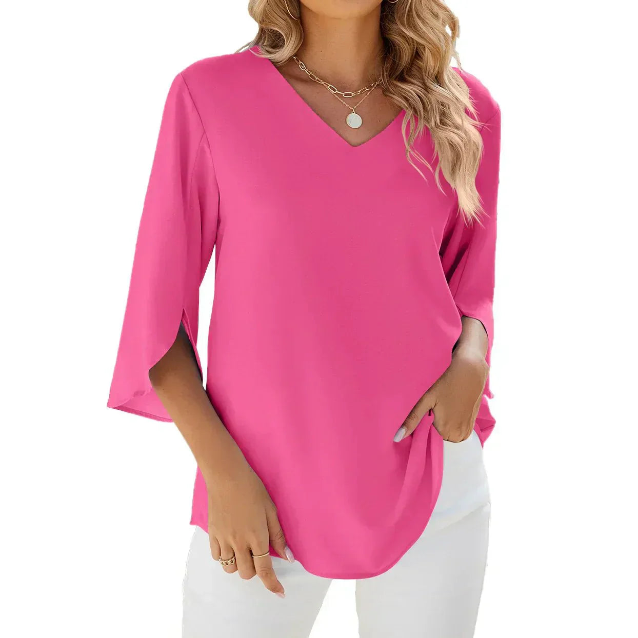 Zadie — Lightweight V-Neck Top