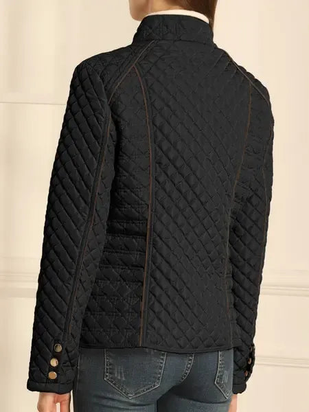 Diamond Quilted Lightweight Padded Jacket