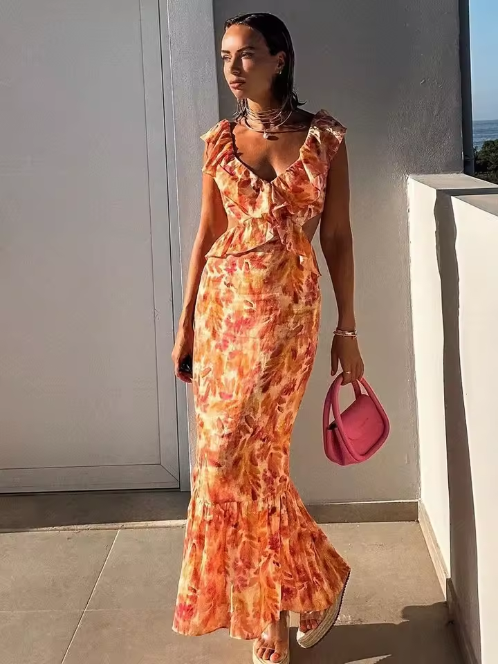 MaxiLed with ruffles - female & airy look for the summer
