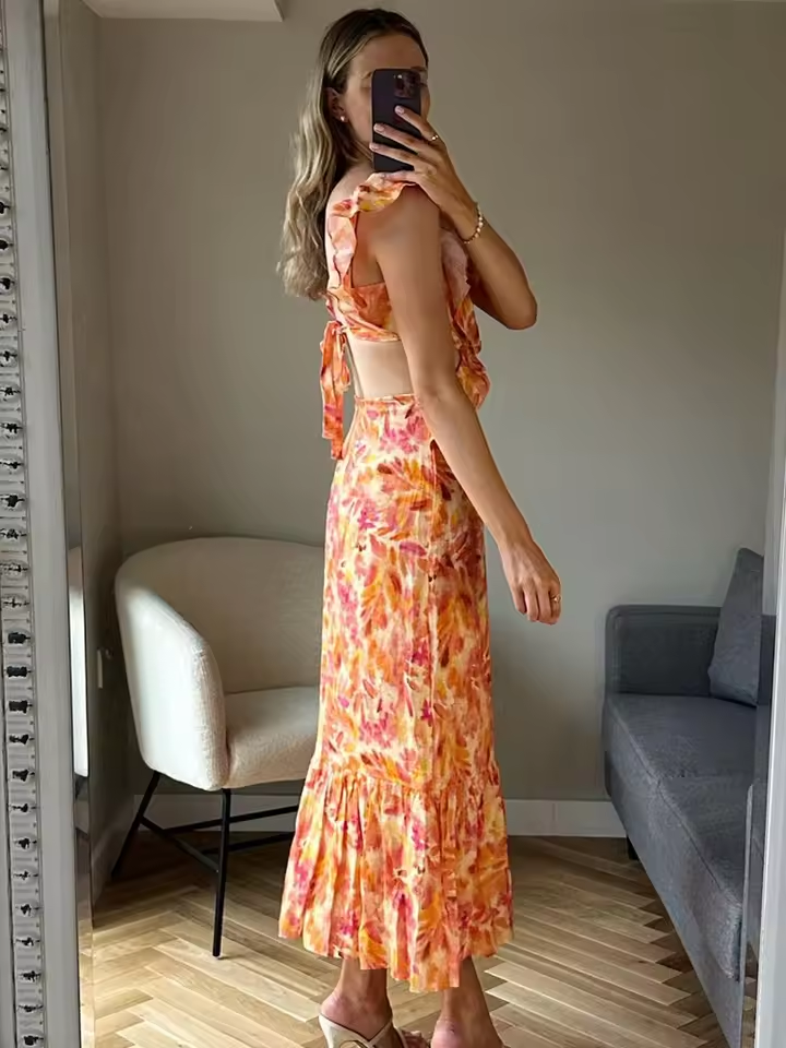 MaxiLed with ruffles - female & airy look for the summer