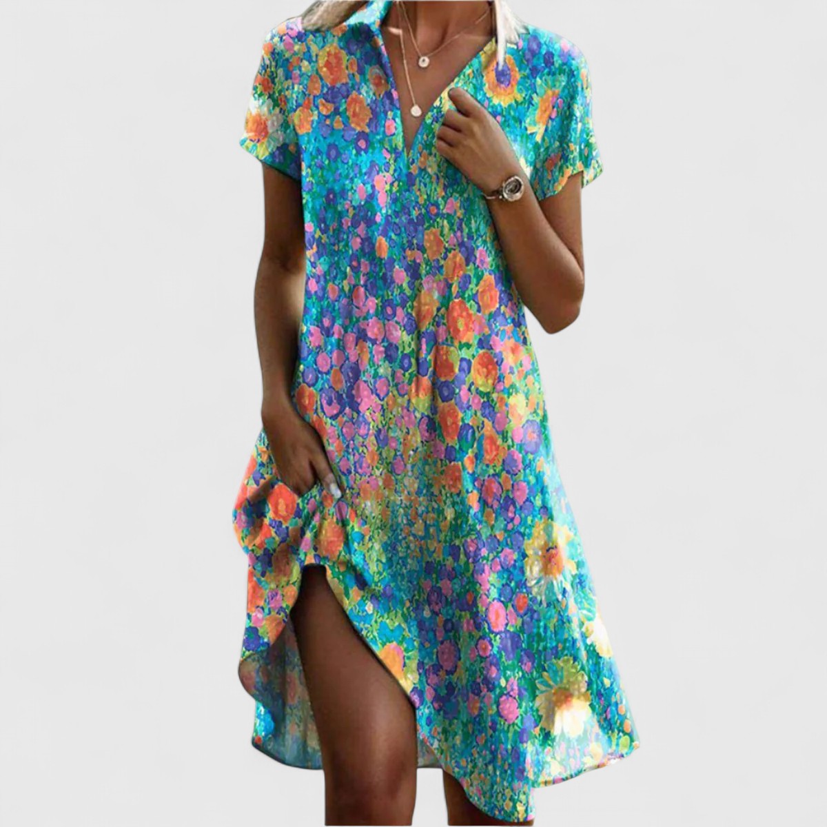 Sabrina — Boho Flowing Dress