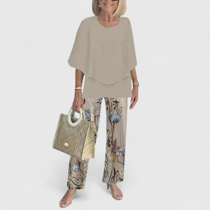 Marzyelle — Crew Neck Top and Trousers