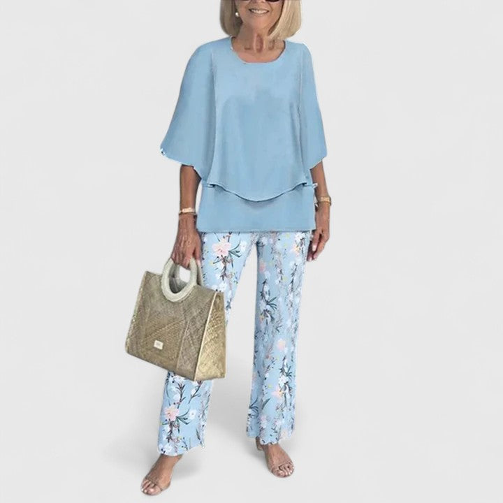 Marzyelle — Crew Neck Top and Trousers