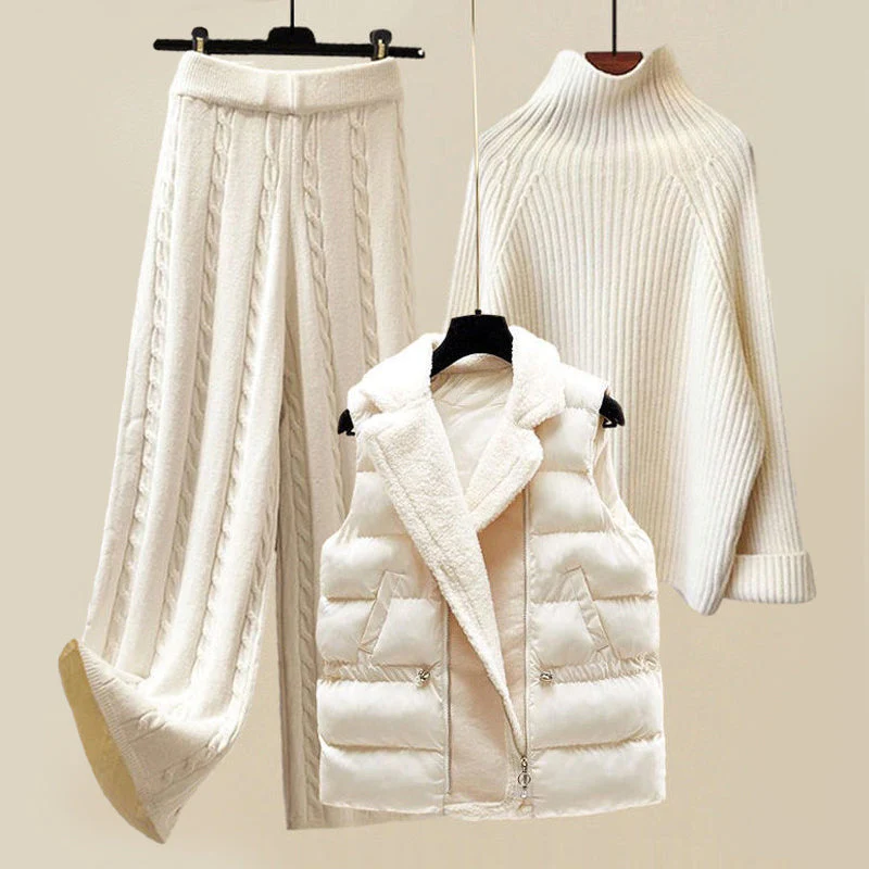 Donna | Women’s Winter Cozy Three Piece Loungewear Set