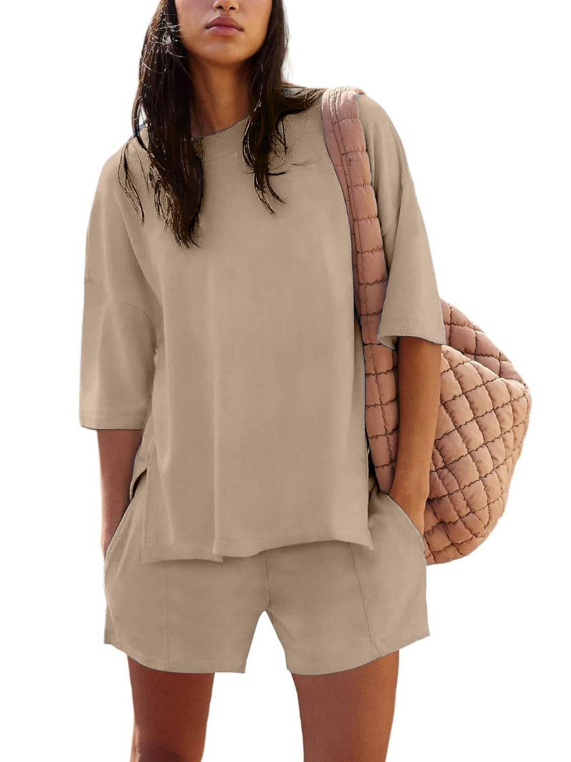 Kathryn — Relaxed Slit Suit Set