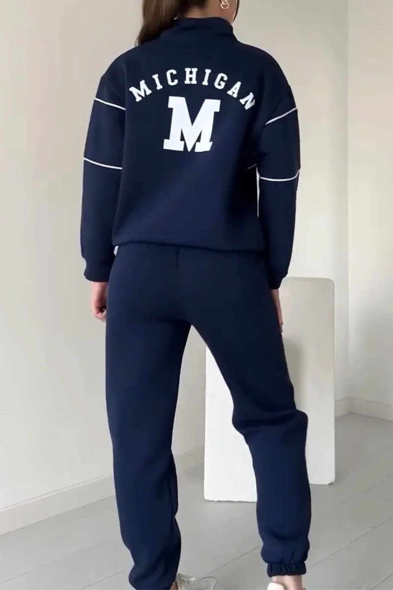 DESIREE – SPORTY ZIP LOUNGE SET