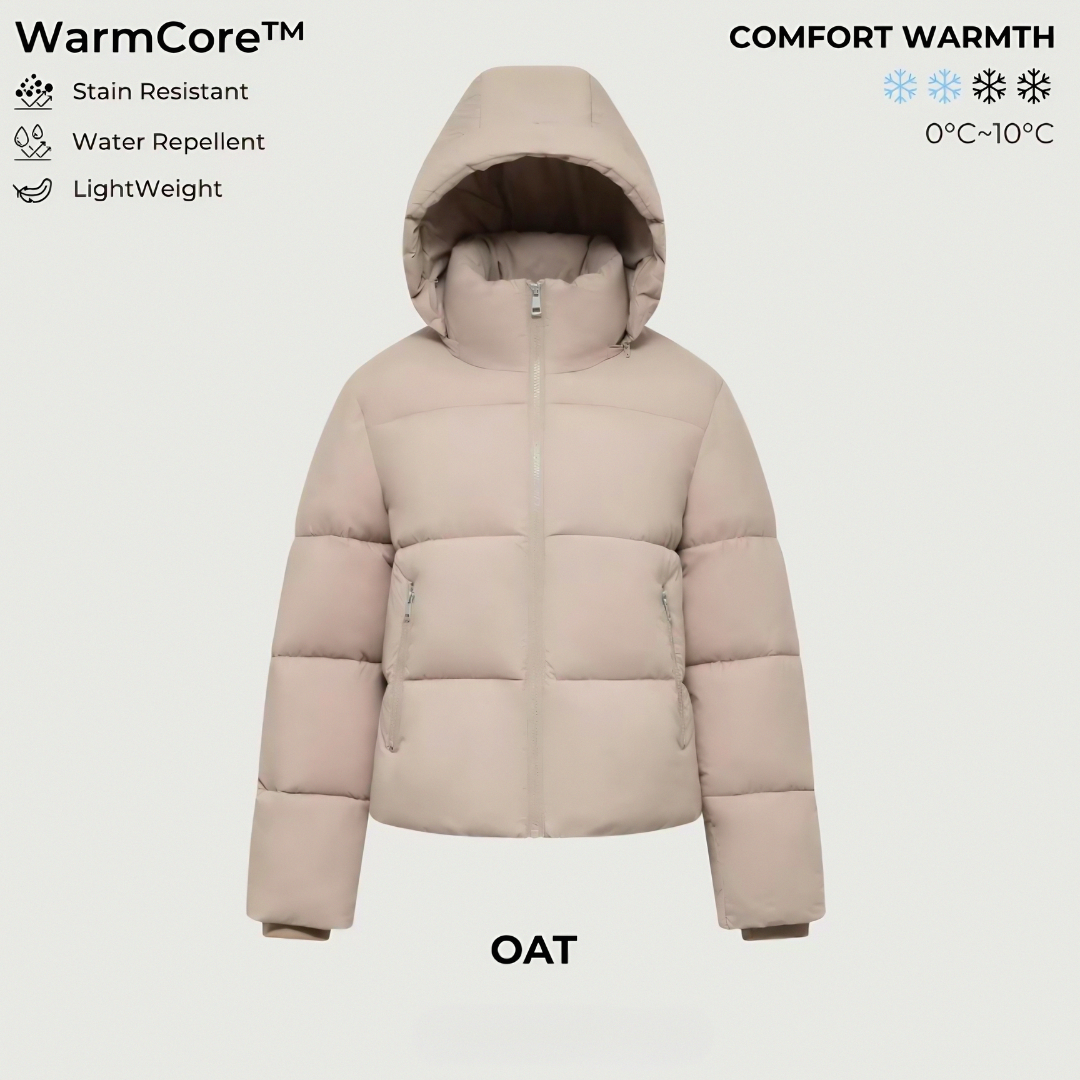 Hooded Quilted Puffer Jacket