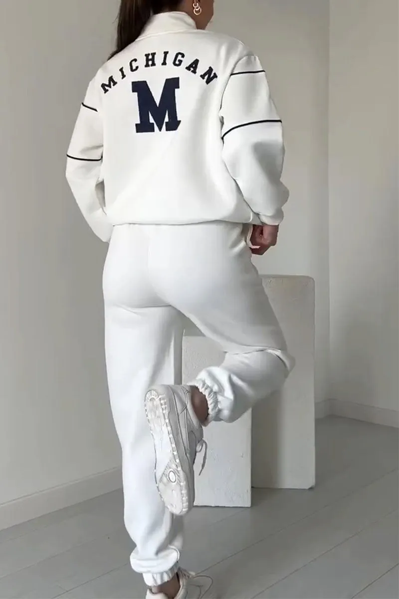 DESIREE – SPORTY ZIP LOUNGE SET