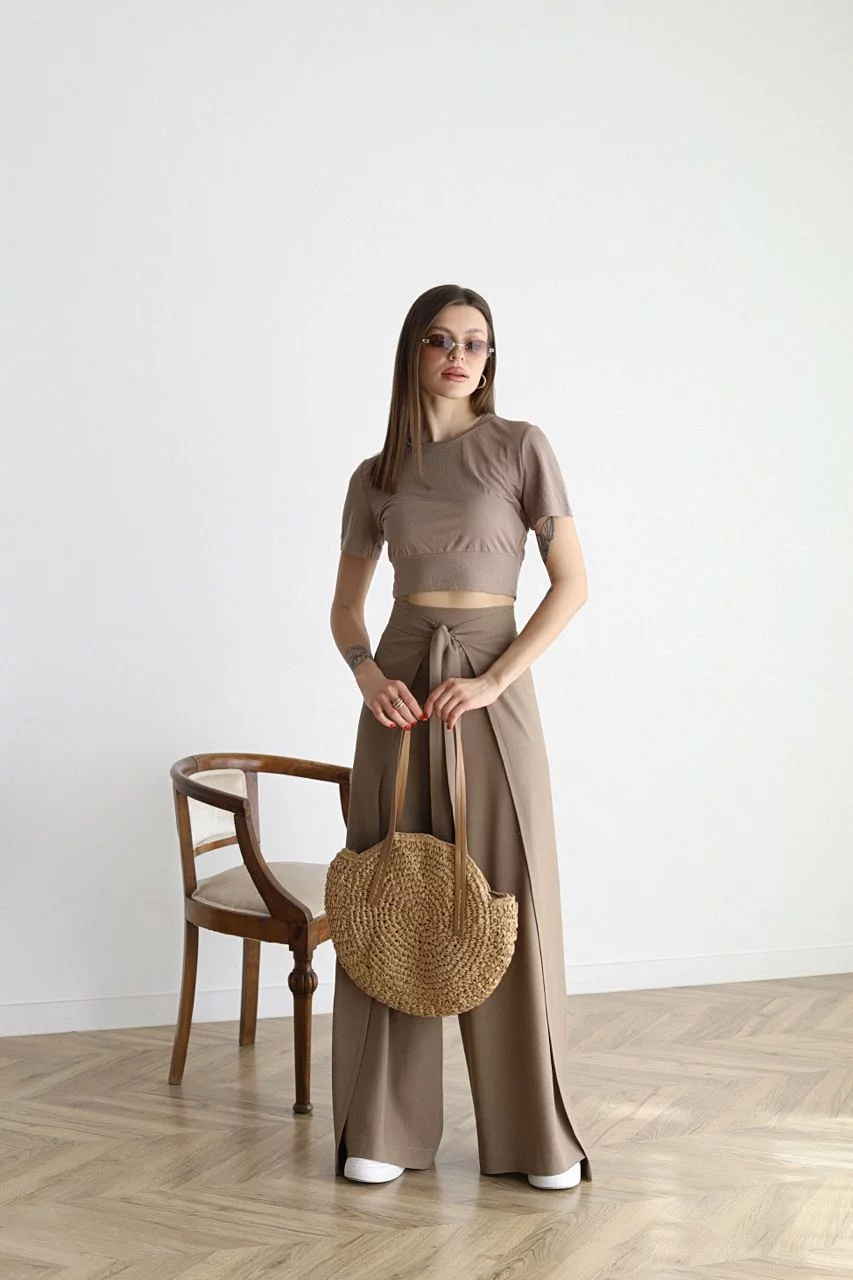 Maelis - Wide Linen Trousers