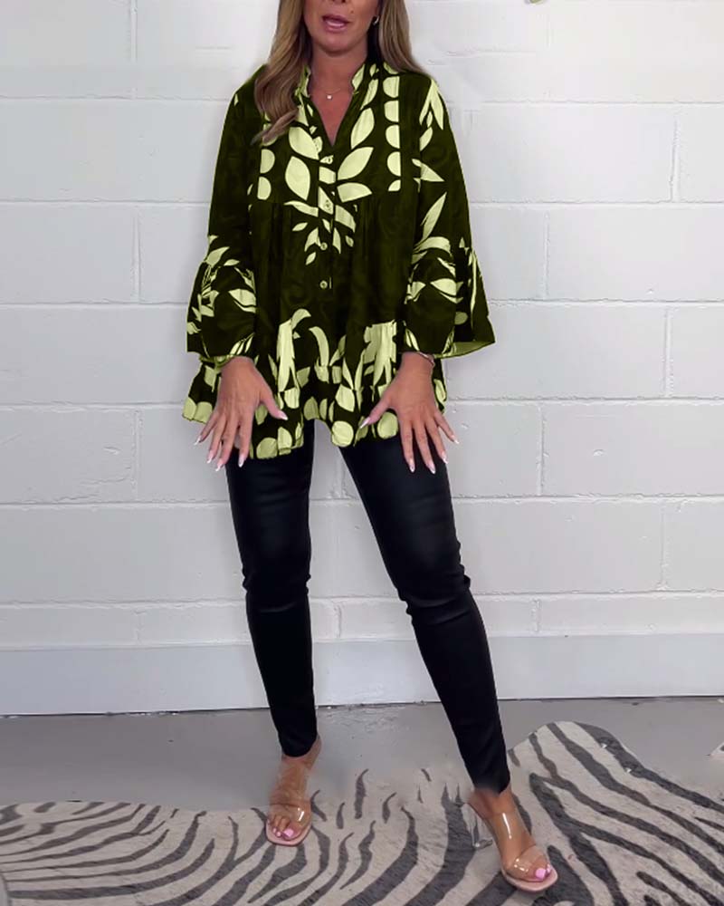 Lyra — Flared Sleeve Top
