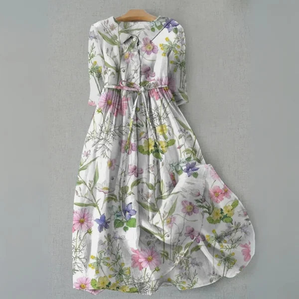 Pamela | Floral Summer Trapeze Dress