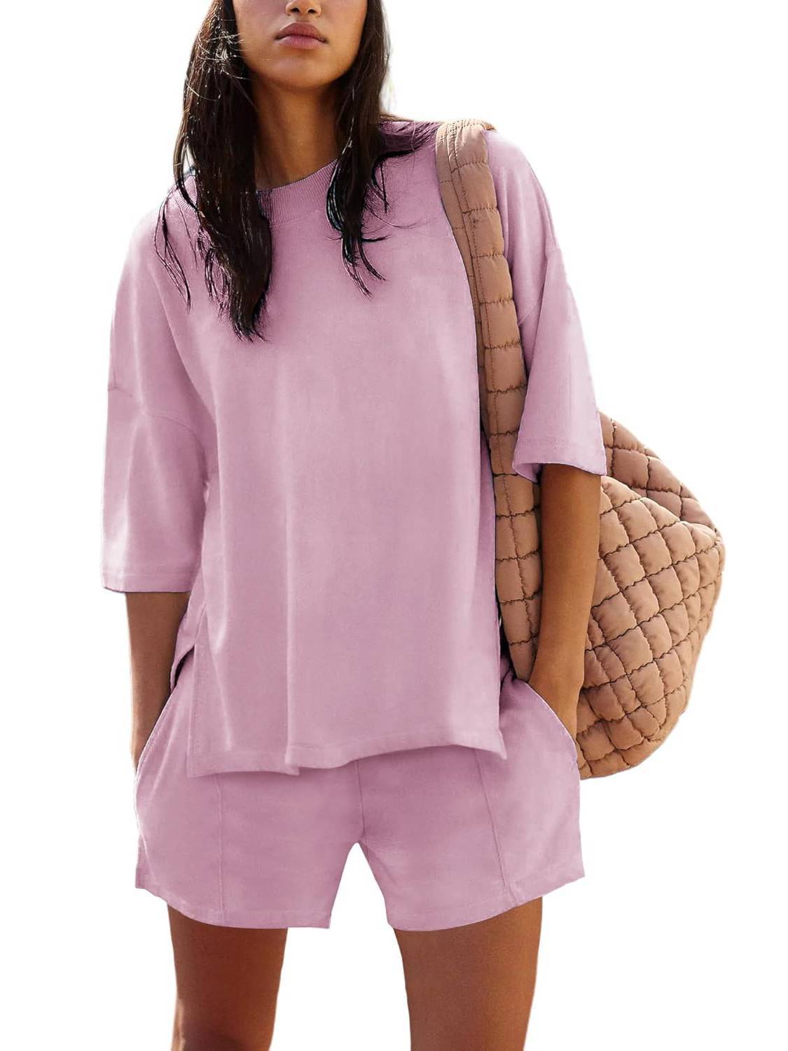 Kathryn — Relaxed Slit Suit Set