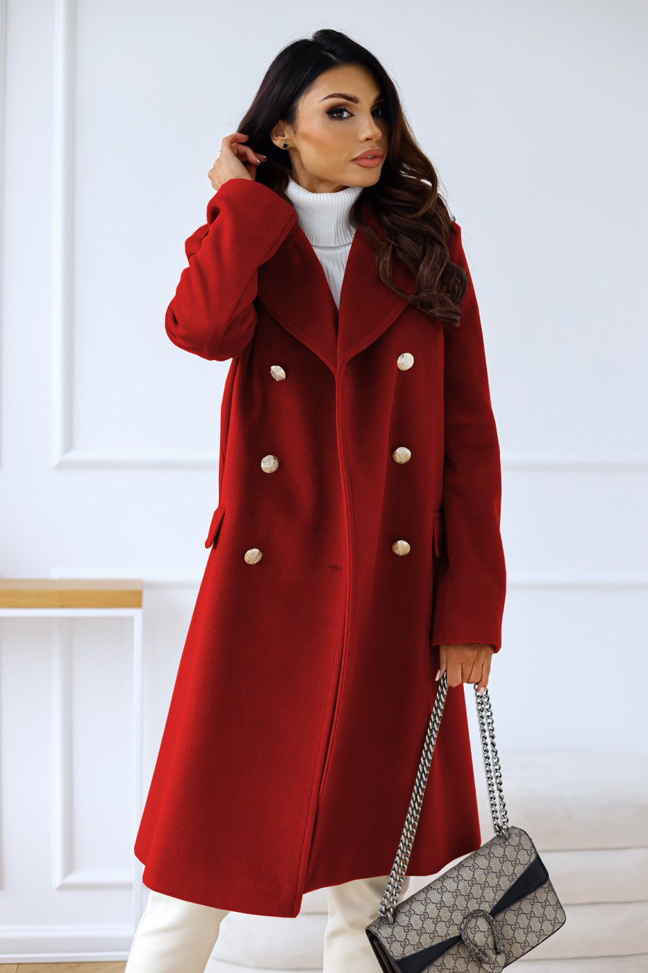 Double-Breasted Classic Coat