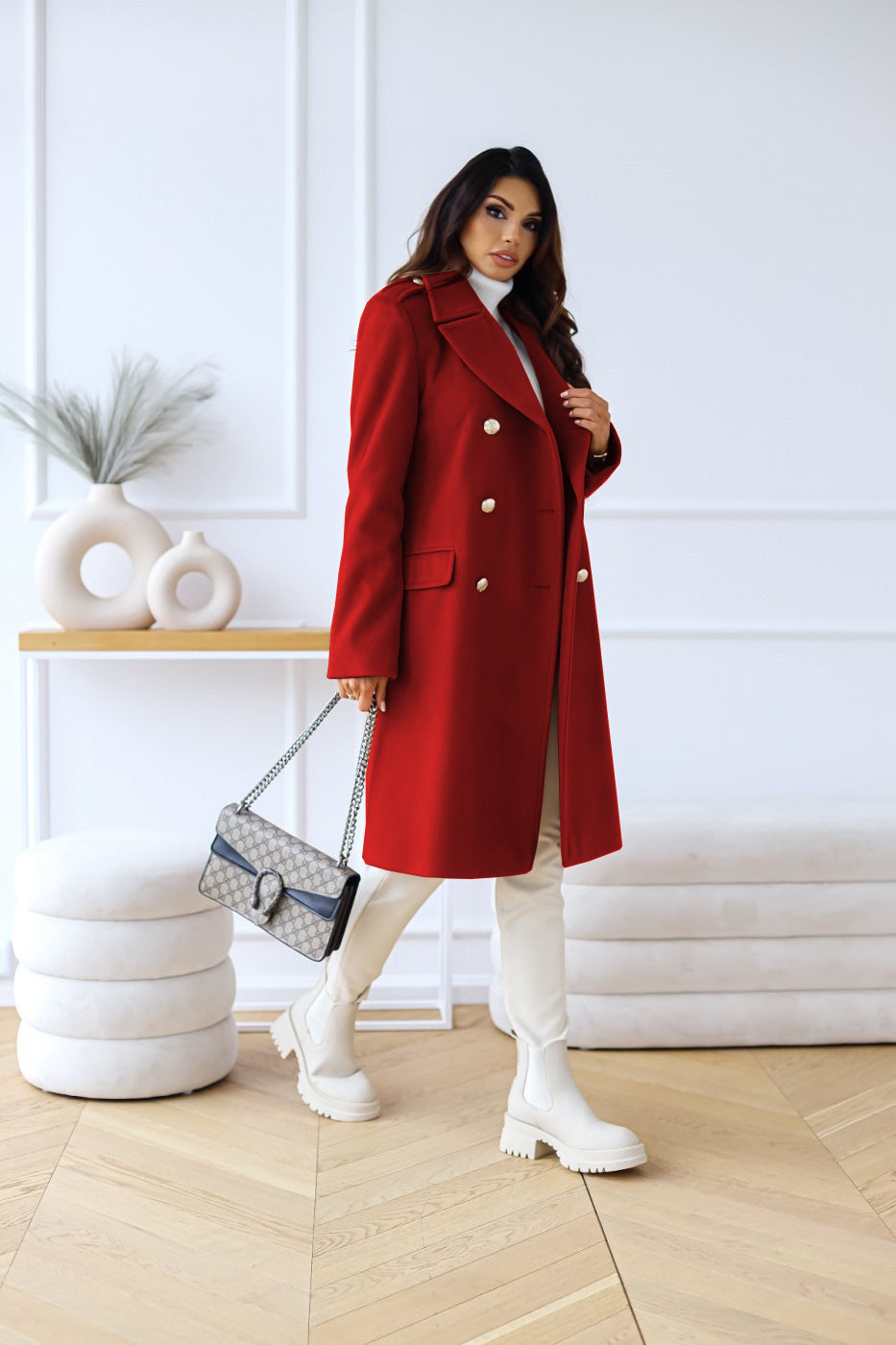Double-Breasted Classic Coat