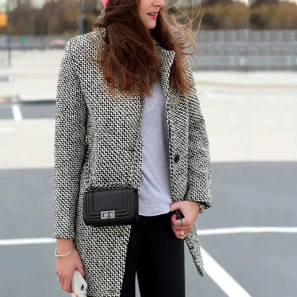 Long Wool Blend Coat