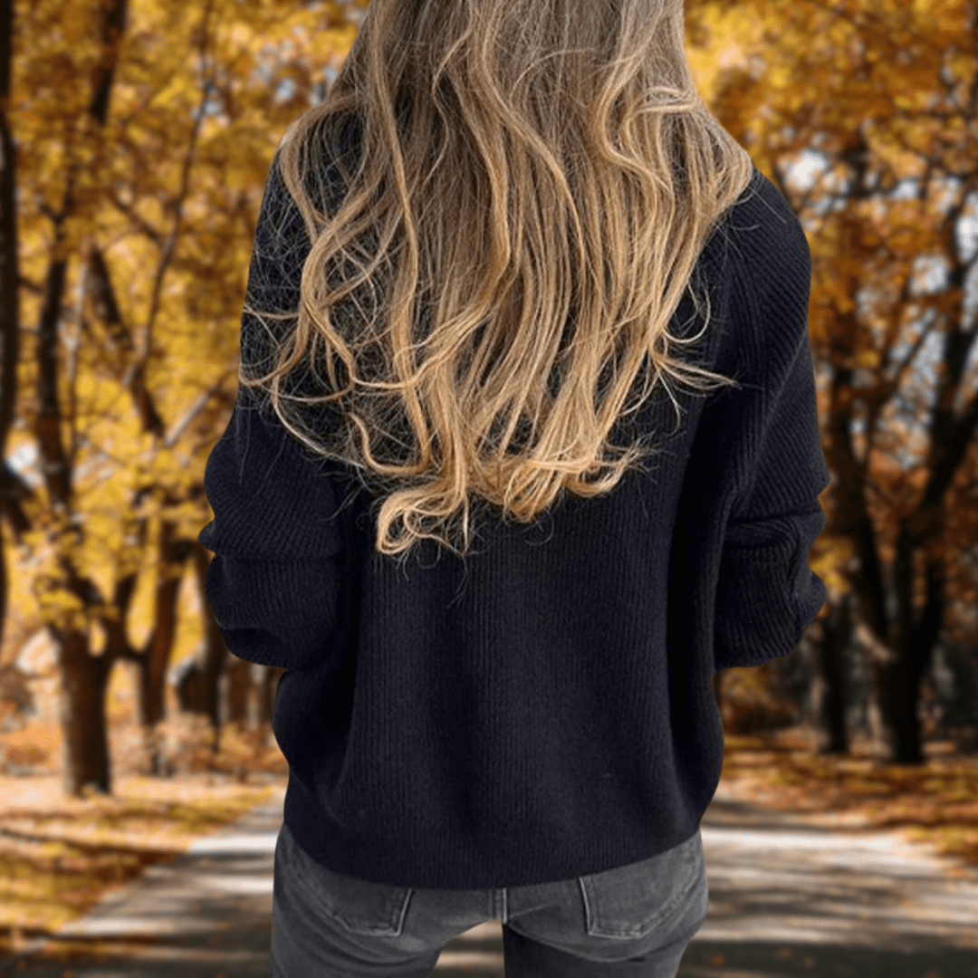 Timeless Knit Sweater with Skimming Fit