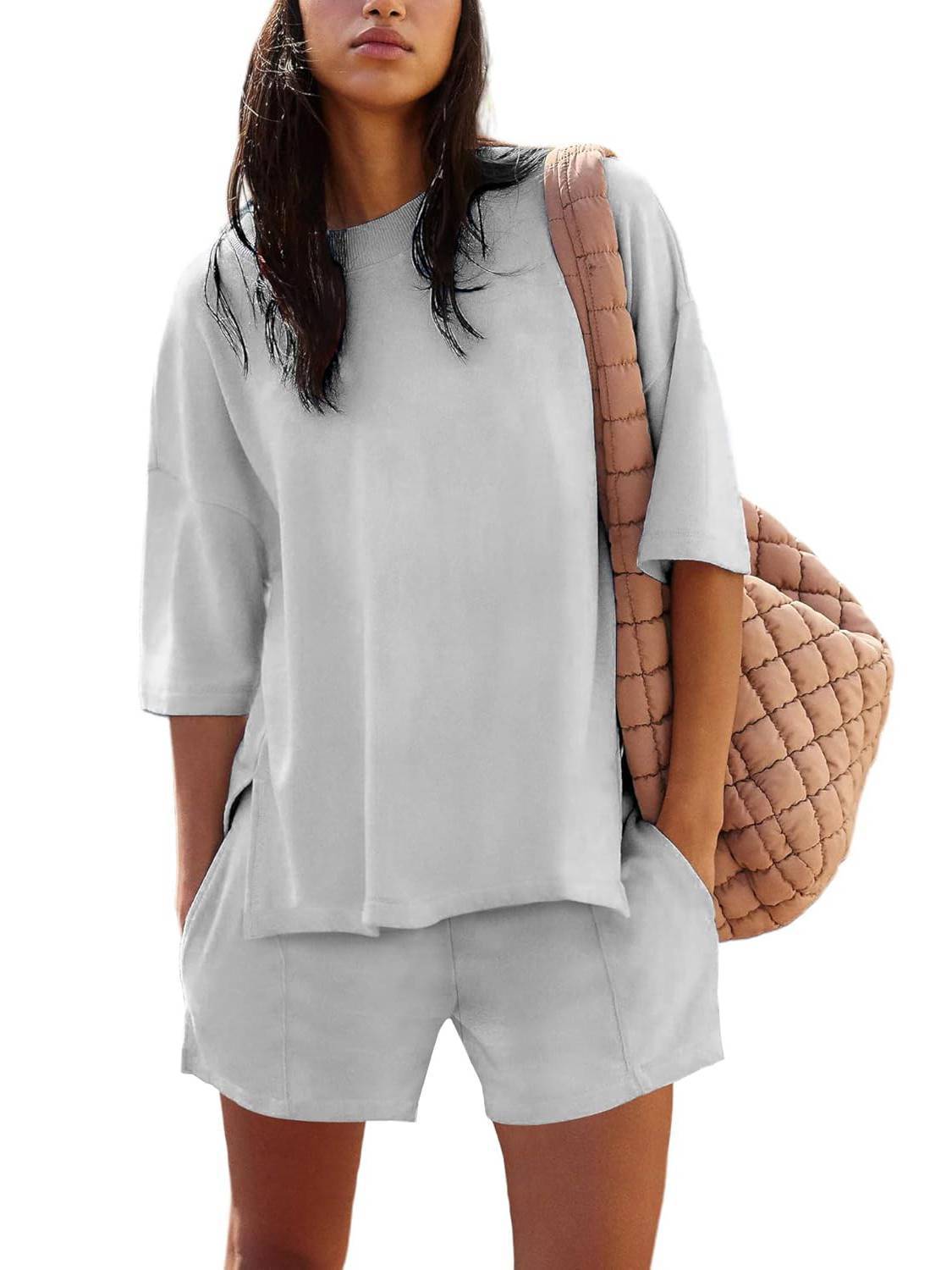 Kathryn — Relaxed Slit Suit Set