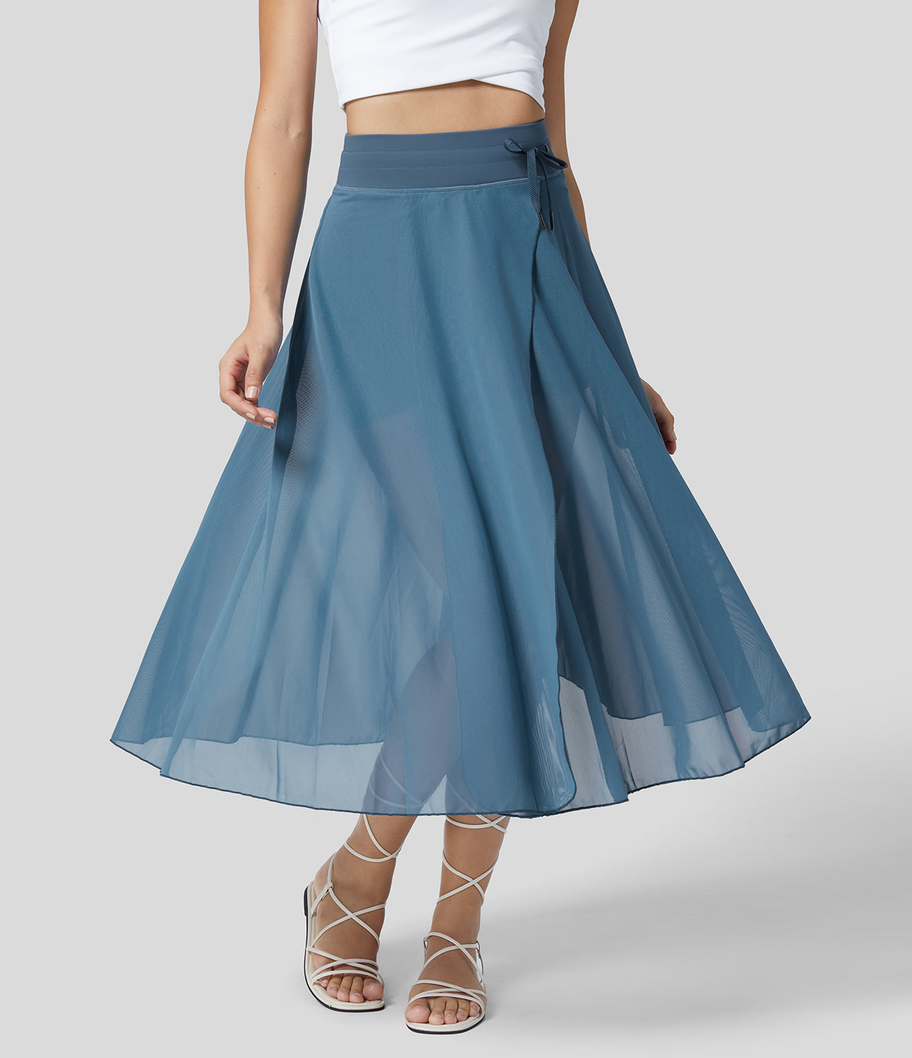 Raphaelle — Two-in-One Midi Skirt