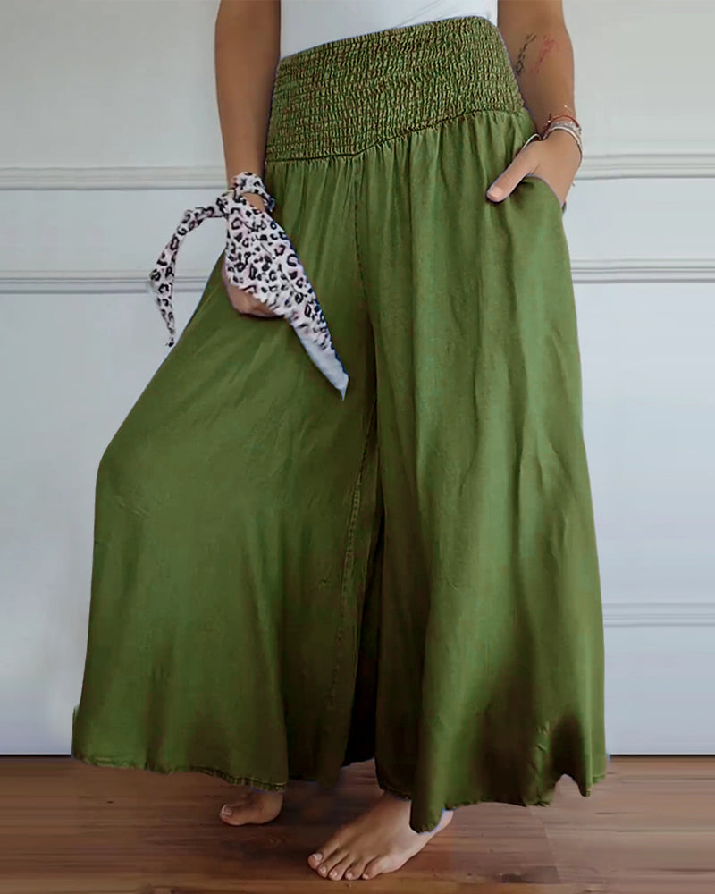 Reina — Comfy Wide-Leg Trousers