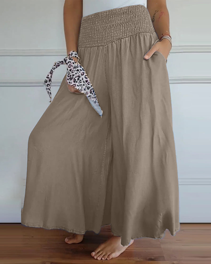 Reina — Comfy Wide-Leg Trousers