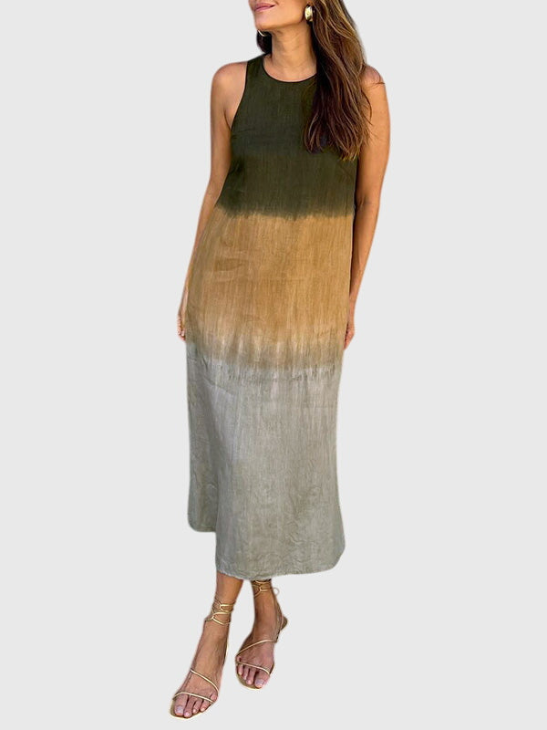 Mira — Gradient Print Dress