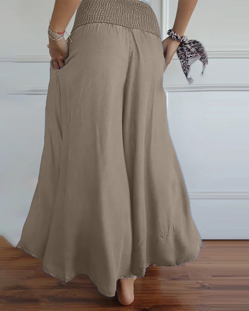 Reina — Comfy Wide-Leg Trousers