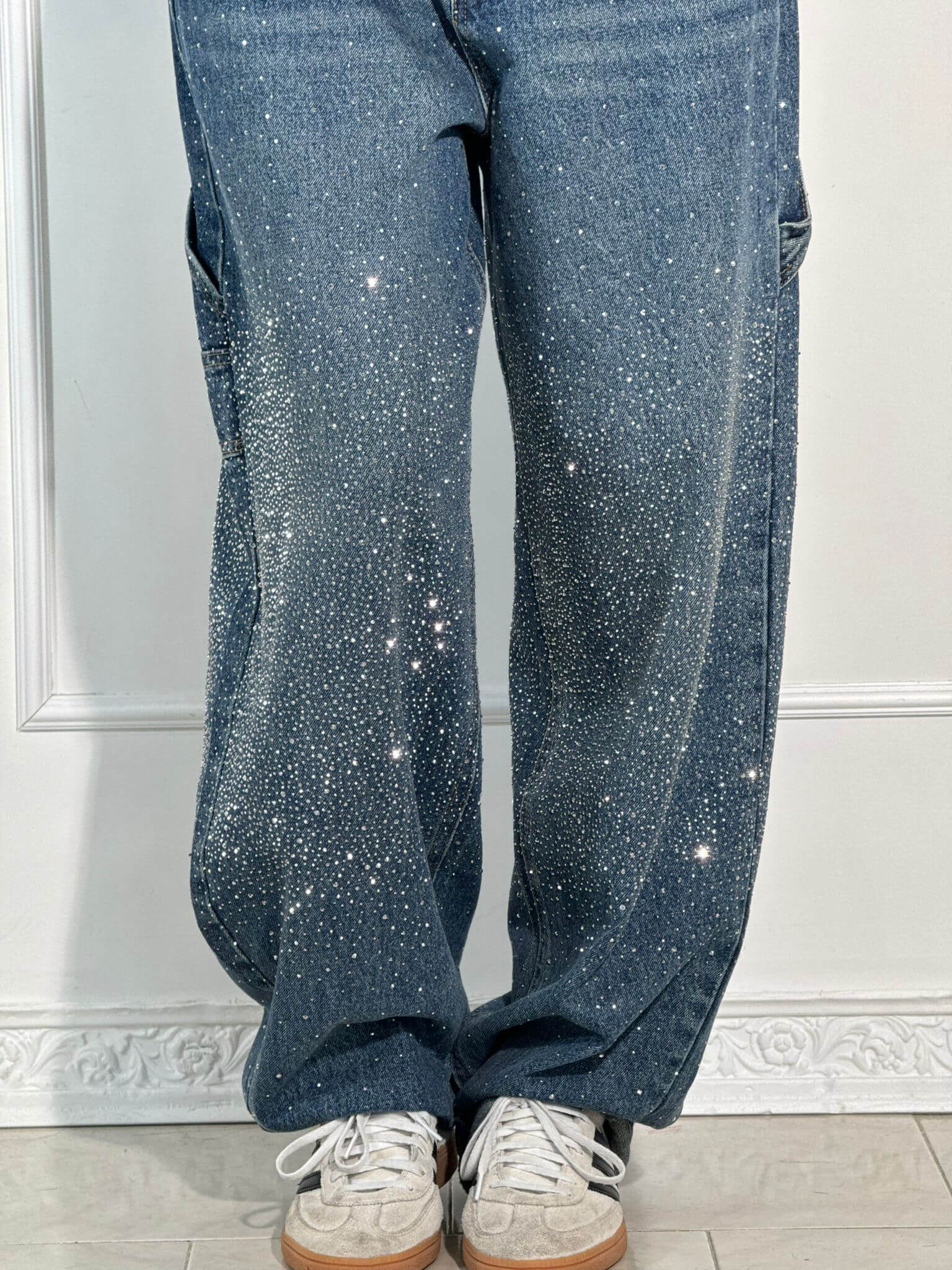 Valentina — High-Waist Glitter Jeans