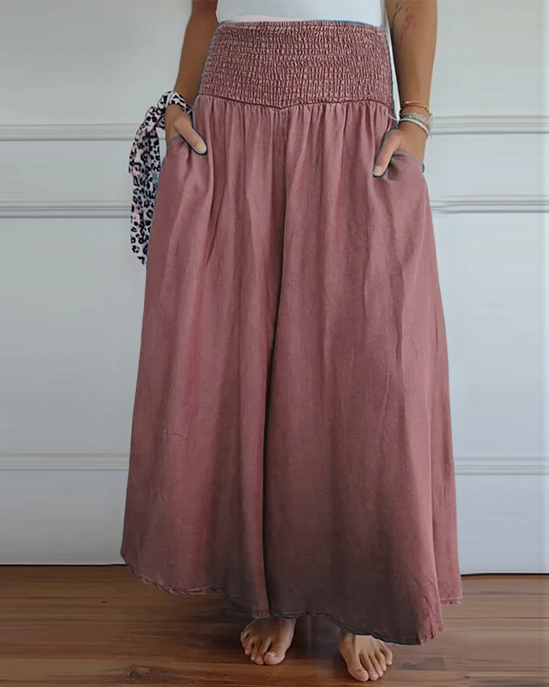 Reina — Comfy Wide-Leg Trousers
