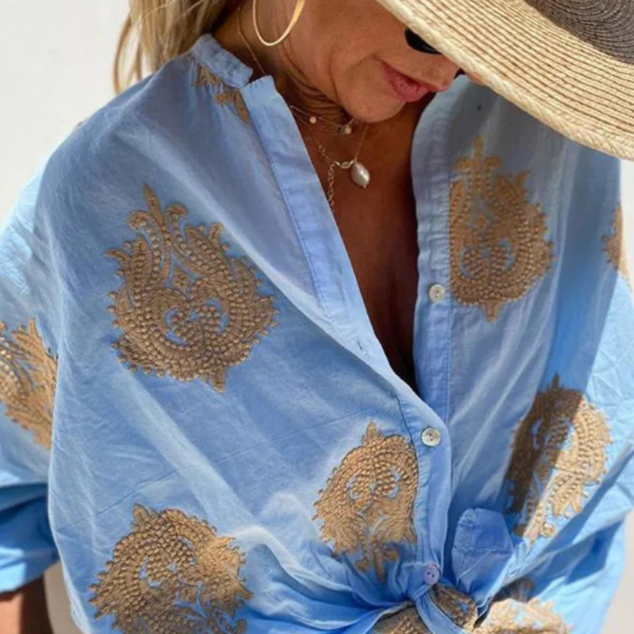 Airy Draped Top