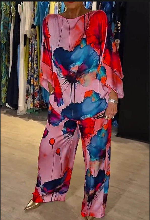 Chloya — Bold Print Twin Set
