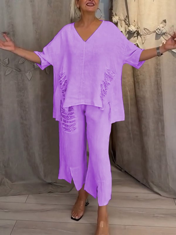 Marilyn — Draped Daywear Set