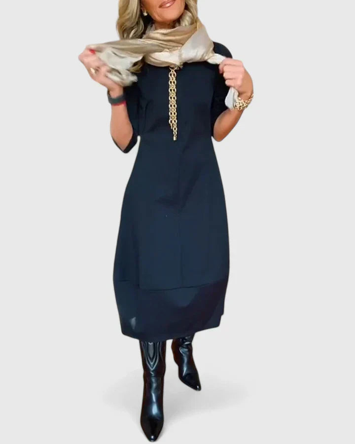 Danyshka — Round-Neck Midi Dress