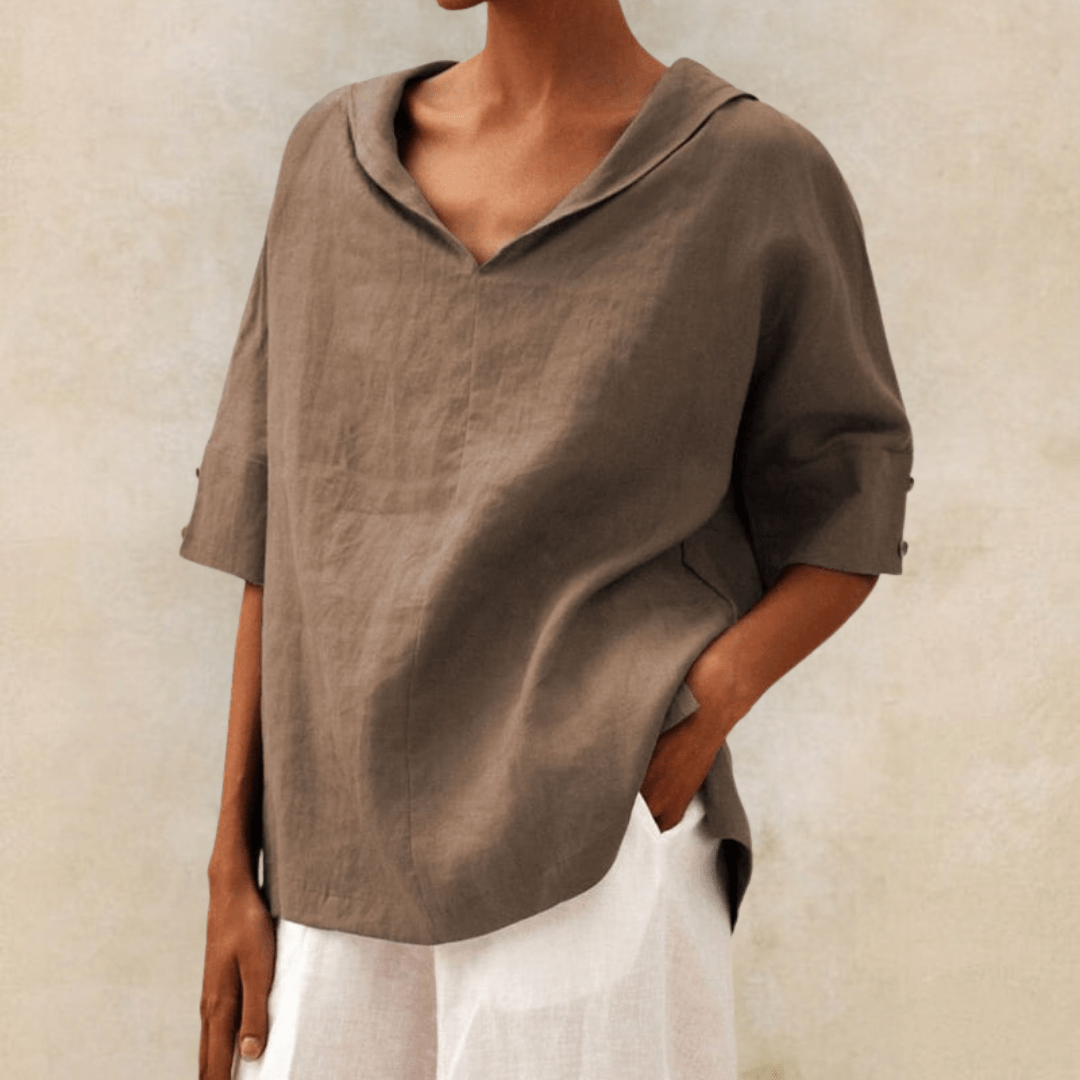 Marie — Oversized Coastal Shirt