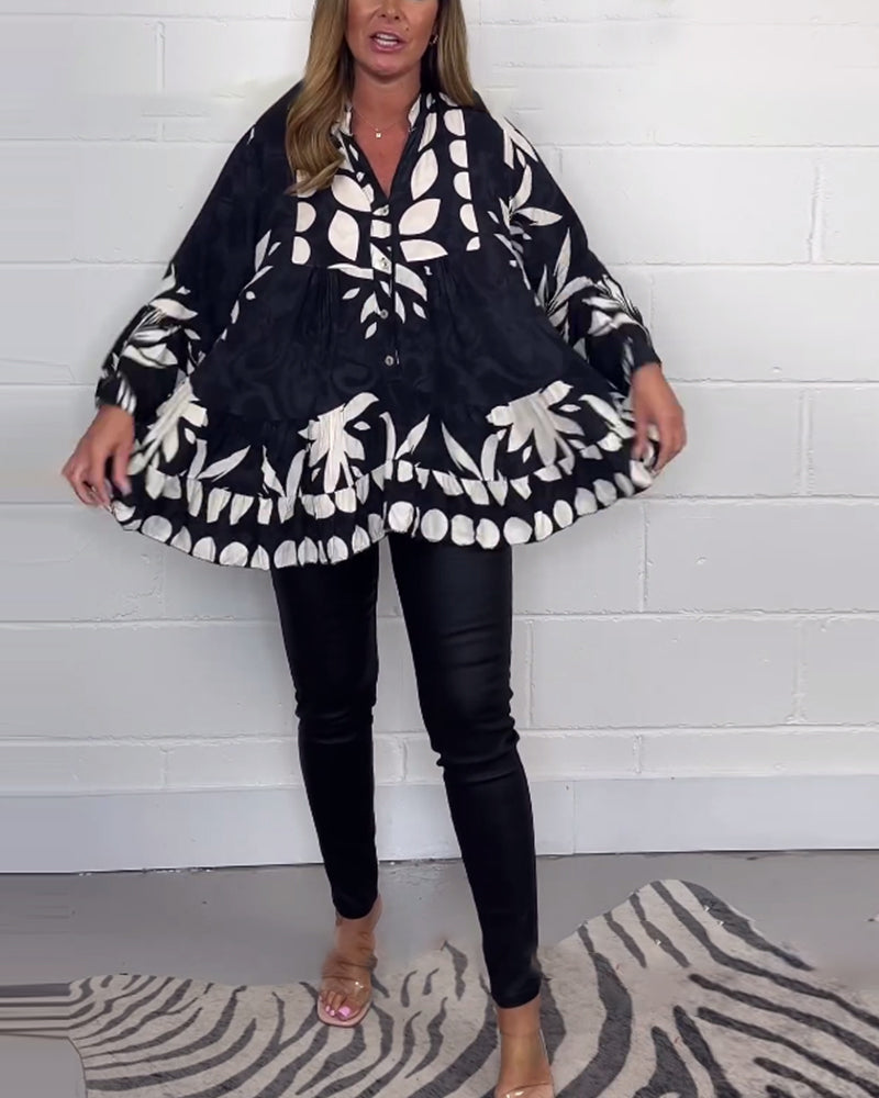 Lyra — Flared Sleeve Top
