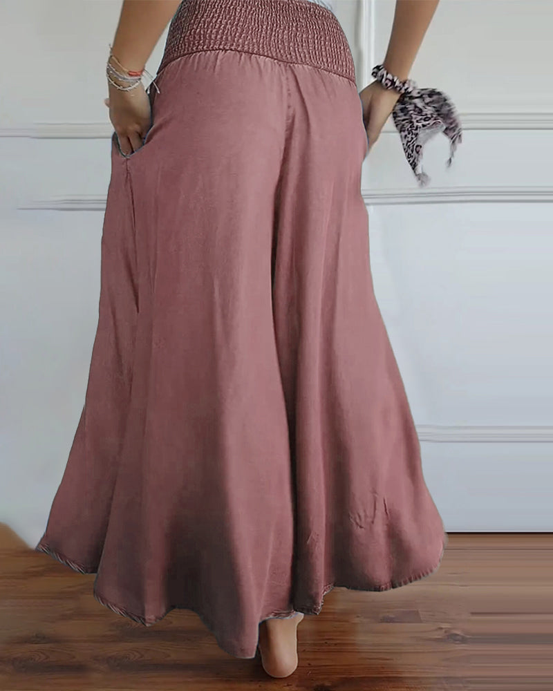 Reina — Comfy Wide-Leg Trousers