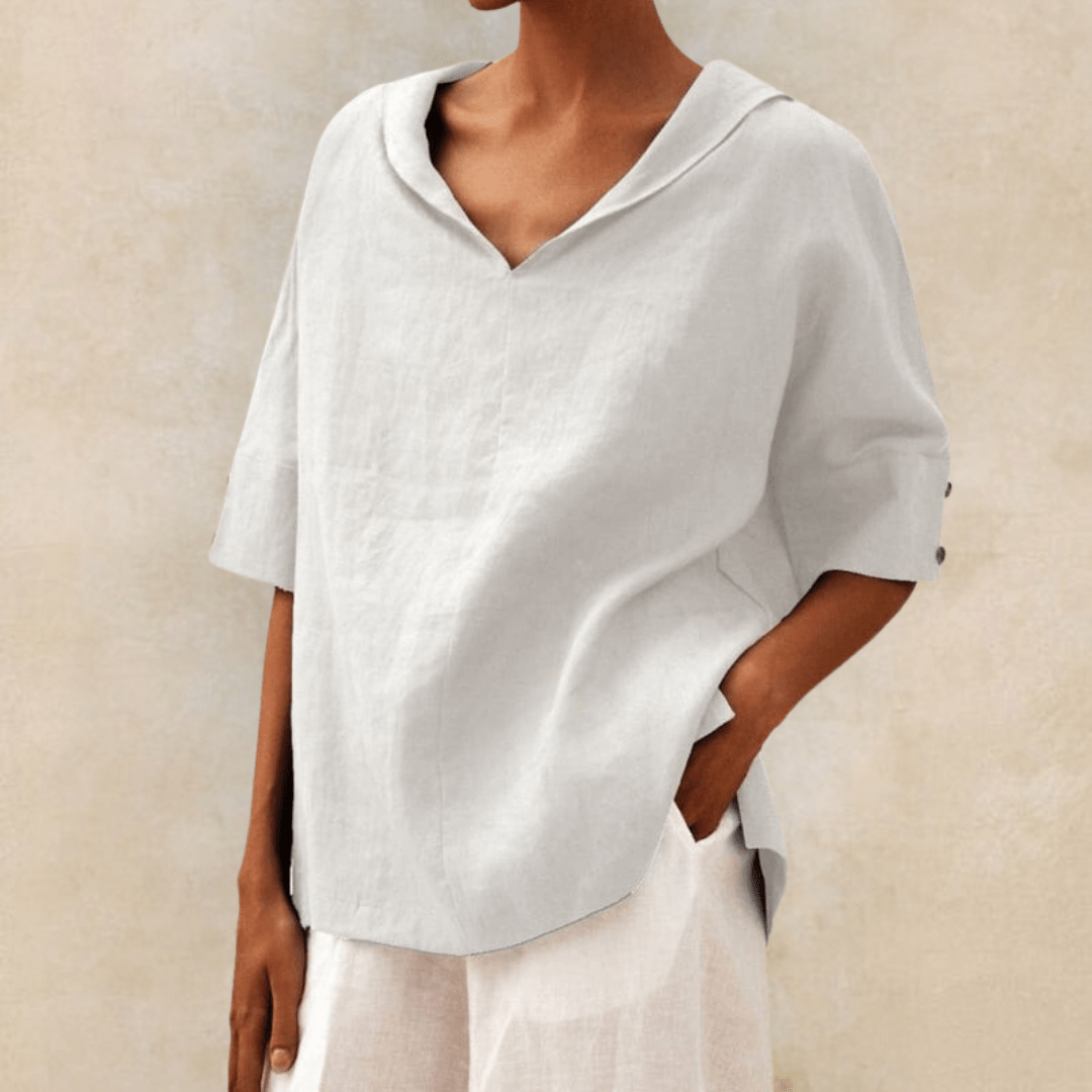 Marie — Oversized Coastal Shirt
