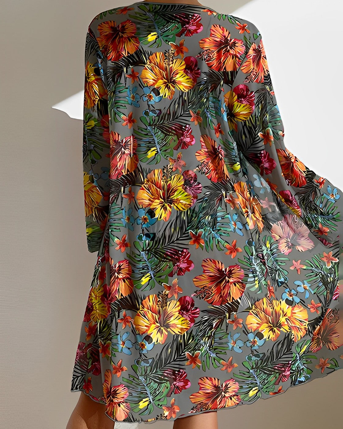 ALANI – TROPICAL PRINT BIKINI SET WITH COVER-UP
