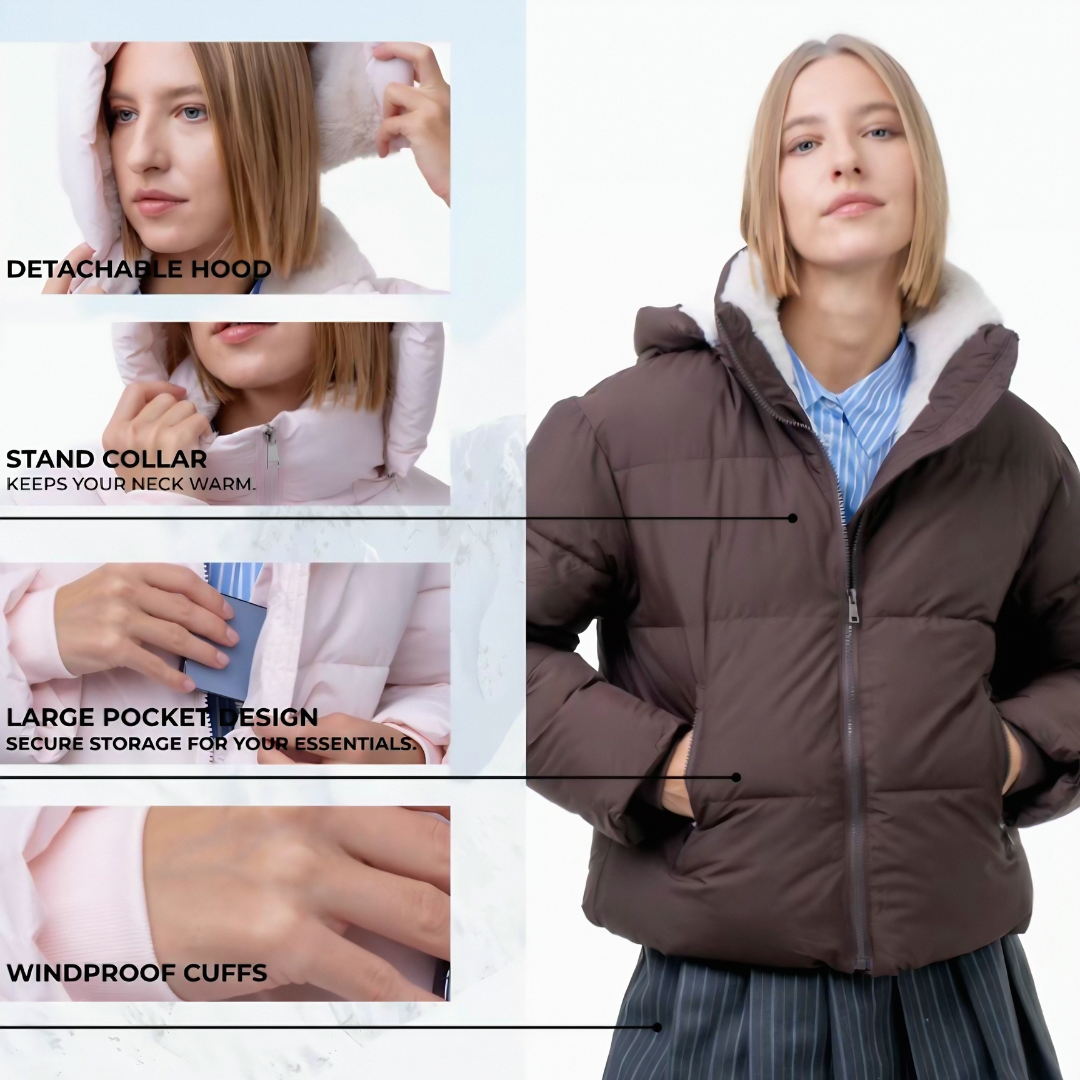 Hooded Quilted Puffer Jacket