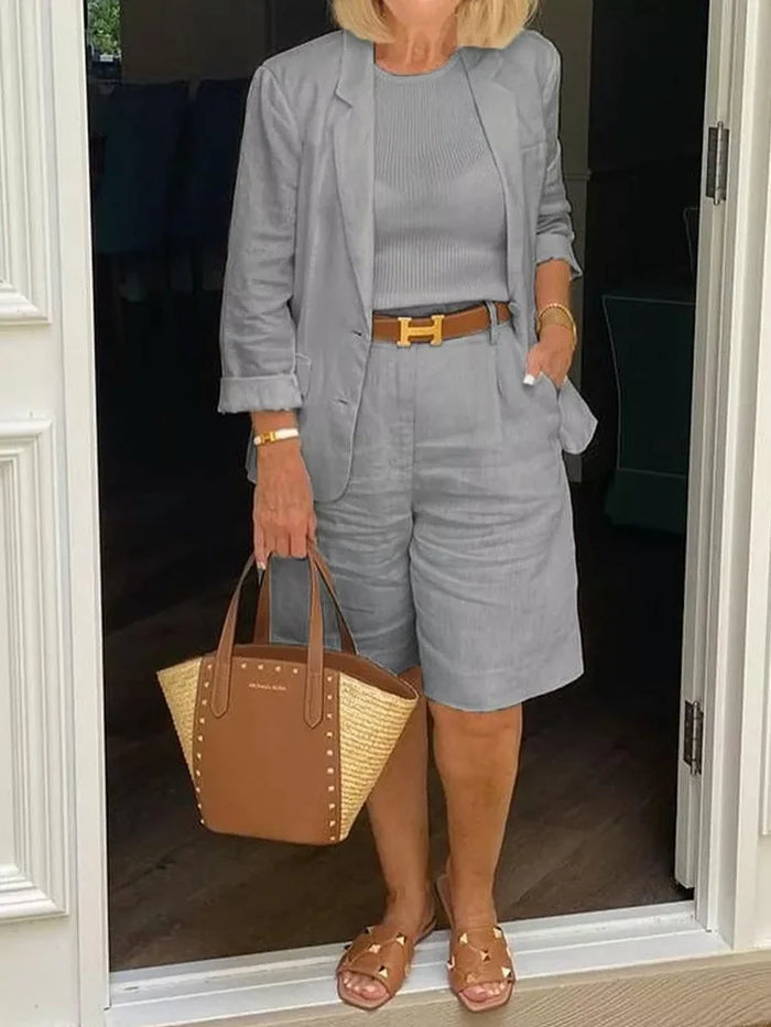 Elina — Sleek Blazer Set