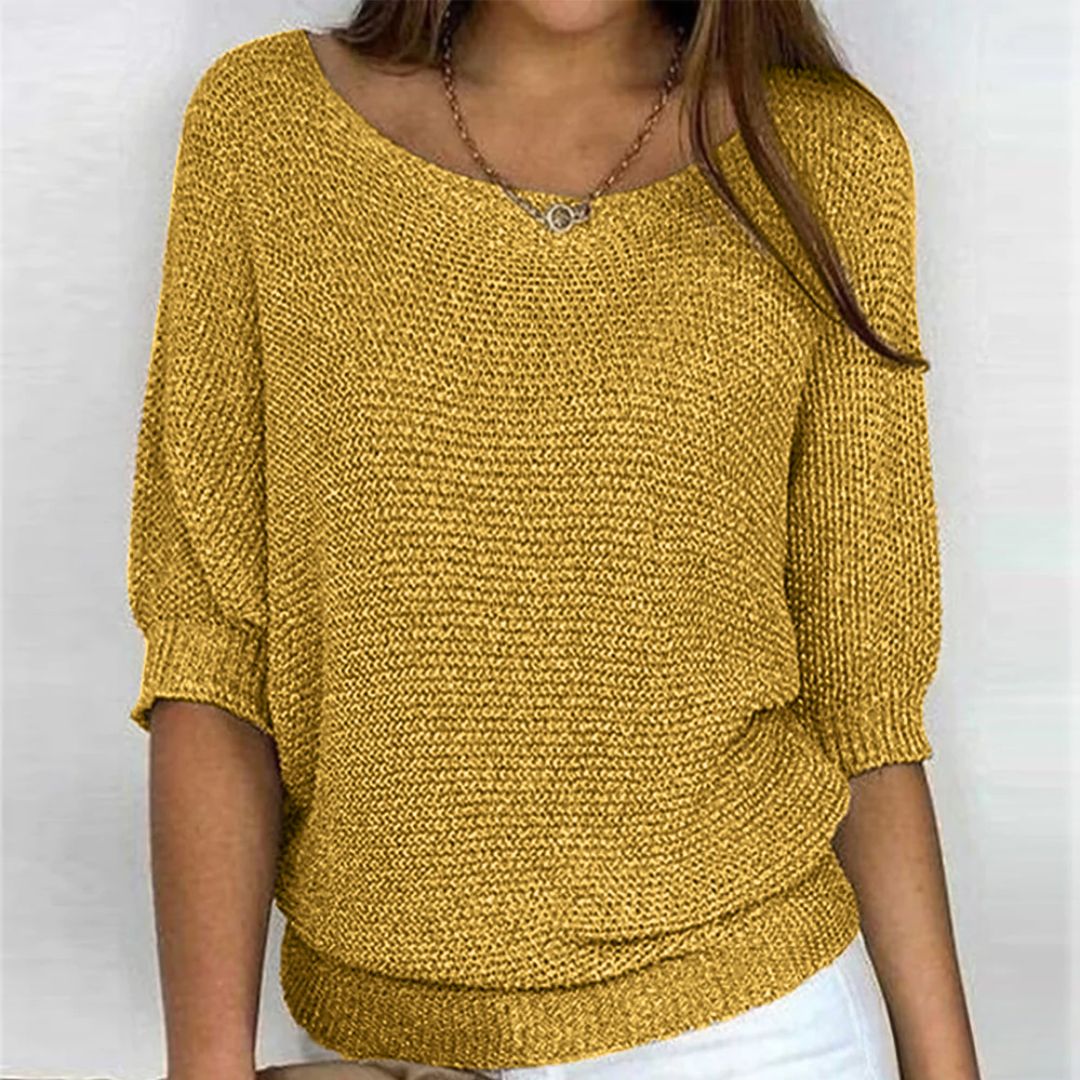 Elegant Fine Knit Sweater