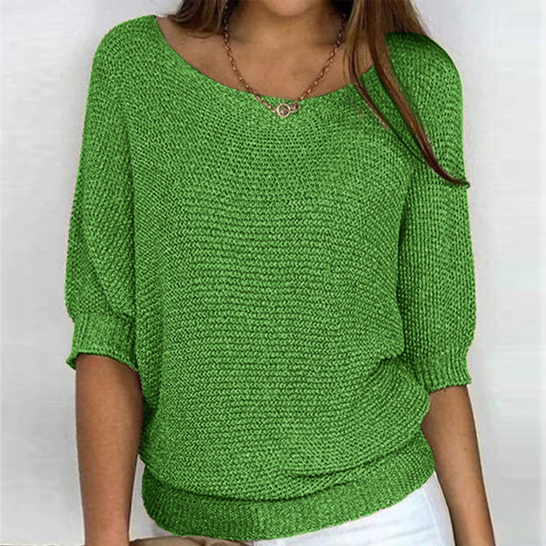 Elegant Fine Knit Sweater